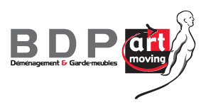 logo BDP art moving - déménagement - garde-meubles