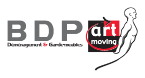 logo BDP art moving - déménagement - garde-meubles